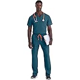 BARCO STRONG Terrence Scrub Top & Pant Set for Men – Up to 70°C Wash, Natural Stretch, Moisture Wicking, Quick-Shed