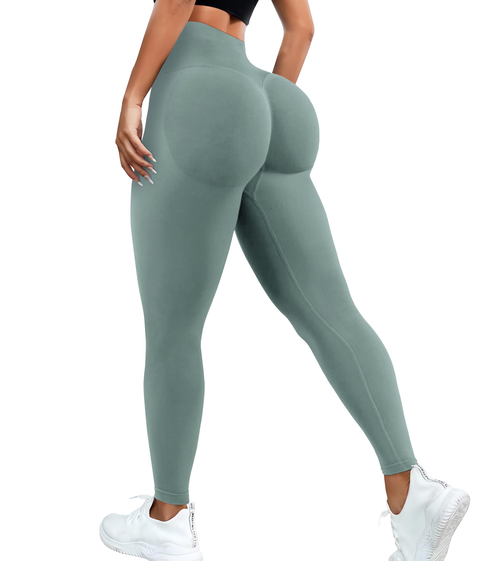 JGS1996 Hidden Scrunch Butt Lifting Leggings for