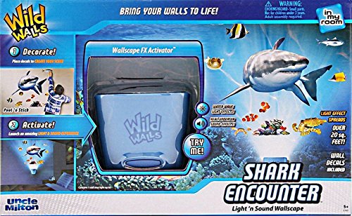 In my room wild walls shark encounter wall decal light …