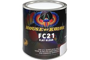 UNUAST House of Kolor Low VOC Urethane Flat Klear | Low VOC Flat Finish Clearcoat, Can be Used Over All Solvent Based Basecoats | 1 Quart