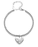 VIMIEW Keep Fucking Going Heart Bracelet Adjustable