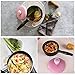 Ceramic Saucepan with Lid Casserole Stew Pot Stockpot Soup Milk Pot Healthy Colorful Porcelain Cookware Stove/Microwave/Oven Safe, 1 Quart (3)