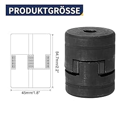 uxcell 7/16" to 3/4" L075 Flexible 3-Piece L-Jaw