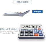 OSALO OS-6M Calculator 12 Digit Large Display Solar Desktop Office view 5
