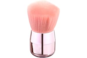 AMUSLESUR Blusher Easy to Clean Multi-purpose Brush with Fiber and Plastic Handle Makeup Tool for Daily