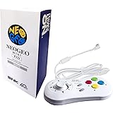 UNICO NEOGEO Mini Pad White, SNK Classic Wired Game Controller for NEO GEO Mini and NEO-GEO Arcade Stick Pro