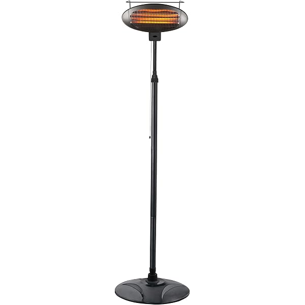 Amazon.com : Hiland HIL-1500DI Electric Patio Heater, 1500 Watts w/Variable  Heat Control, Tall, Black : Patio, Lawn u0026 Garden