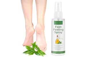 AOPEIBOTO Foot Peeling Spray, Tea Tree Foot Exfoliator Spray, Vegan Botanicals, Moisturizing & Smooth Feet Skin, Gently Exfoliates Away Rough, Dry Skin, 4.06fl.oz/120ml