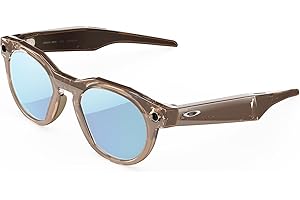 Meta Oakley HSTN, Warm Grey | Smart AI Glasses for Men, Women — Performance for Sports, Athletes — Camera, Audio, Video — 8 Hour Battery — 3K HD Resolution — Prizm™ Polarized Transitions® Lenses