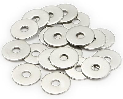 AMLOOPH M10 Washer 10x30mm 2mm Thick A2 304 Stainless Steel 10 Pack
