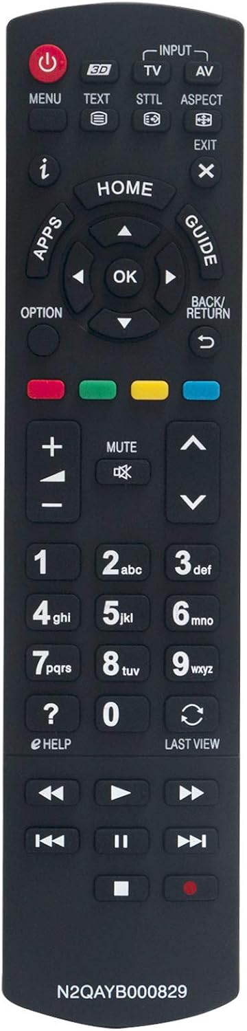ALLIMITY N2QAYB000829 Remote Control Replace for Panasonic Viera TV TX-40AS640B TX-40AX630E TX-50AS650B TX-60ASR650 TX-60ASW654 TX-P50ST60B TX-P50ST60E TX-P50ST60Y - Image 3