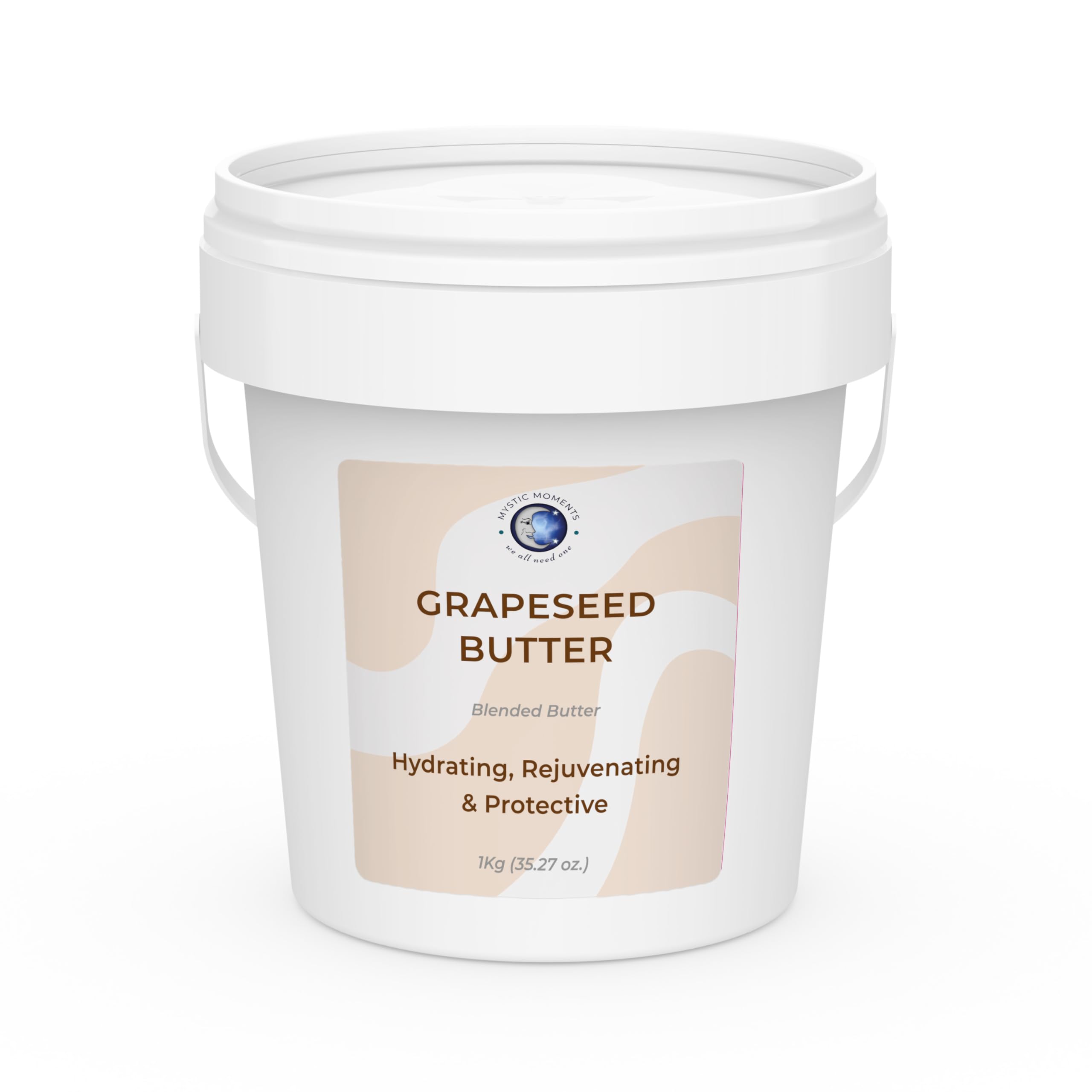 Mystic Moments | Grapeseed Blended Butter 1Kg - Natural Cosmetic Butters Vegan GMO Free