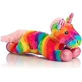 HollyHOME Plush Unicorn Stuffed Animals Rainbow Unicorn Toy Holiday Birthday Gift for Girls 16 Inch