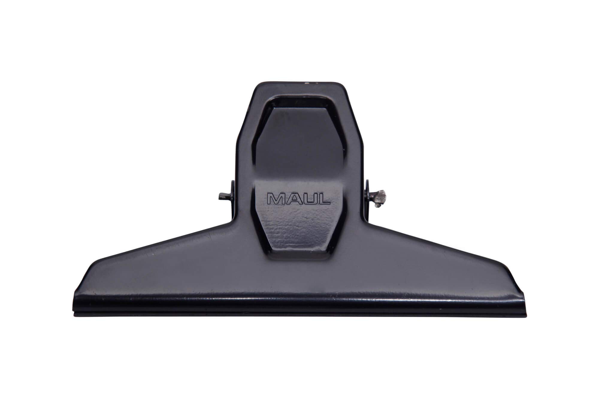 Paper Clip Maulpro, Torsion-Resistant, Steel, 125 mm Wide, 30 mm Clamping Width, Black, 2 Pieces