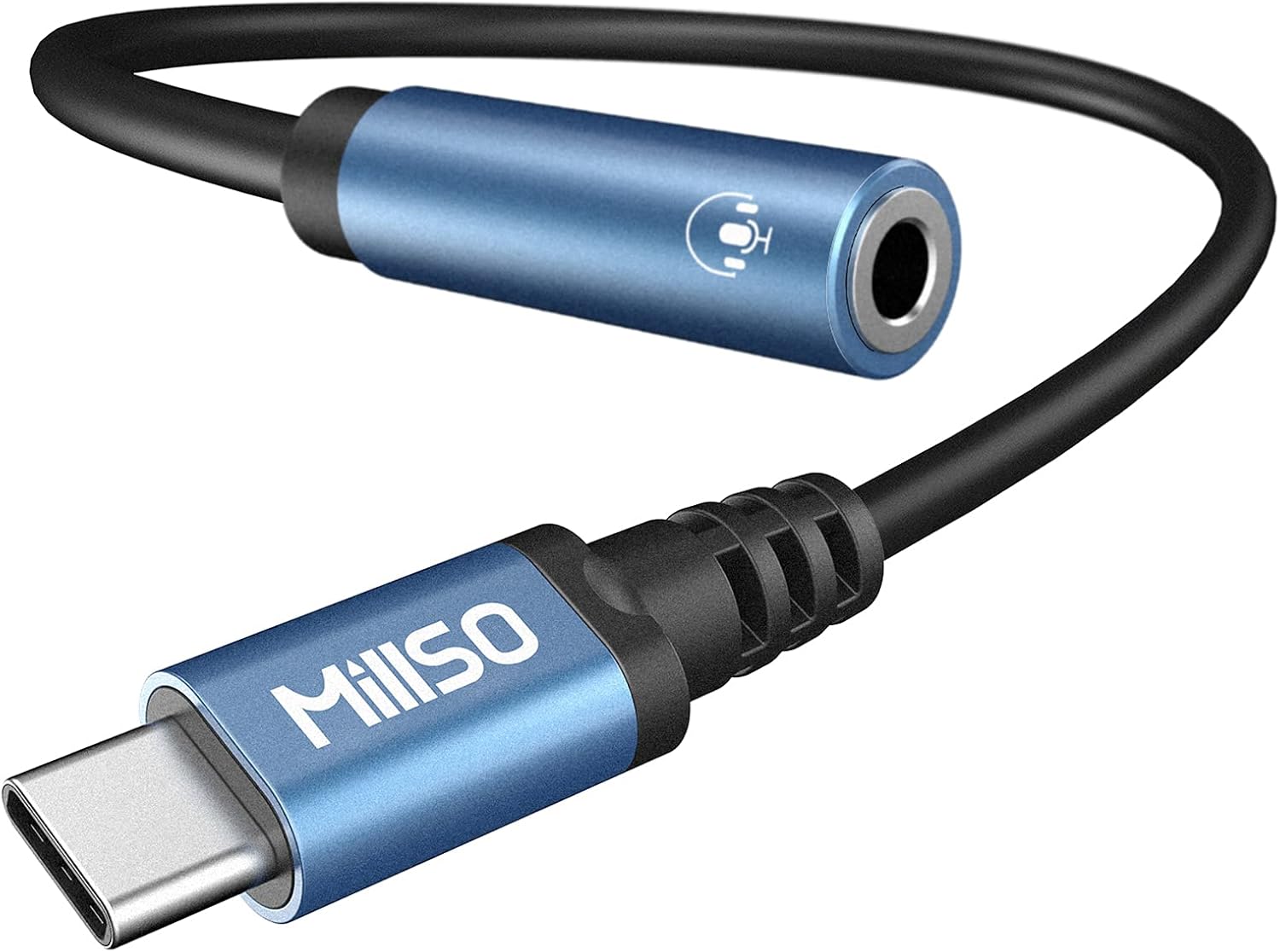 Amazon Co Jp タイプc To 3 5mm イヤホンジャック 変換アダプタ 3 5mmオーディオ変換ケーブル Dac内蔵型 Millso Usb Cポート オス 4極 Trrs ステレオミニジャック メス 高音質 高耐久 Usb Type C搭載のデバイス対応 28cm 家電 カメラ