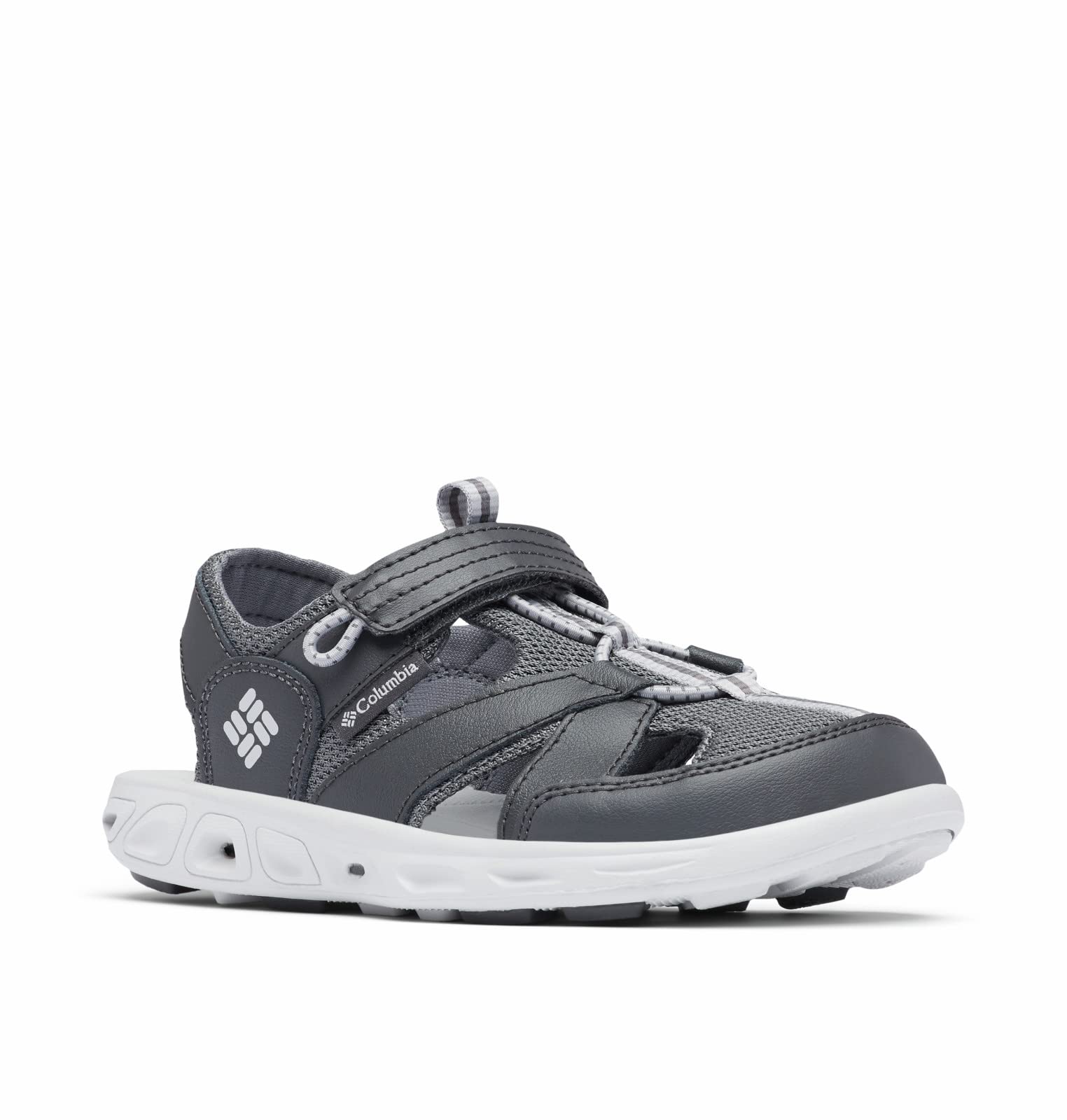 Columbia Kid’s YOUTH TECHSUN™ WAVE Sandal, shark, grey ice, 3 Regular US Little Kid