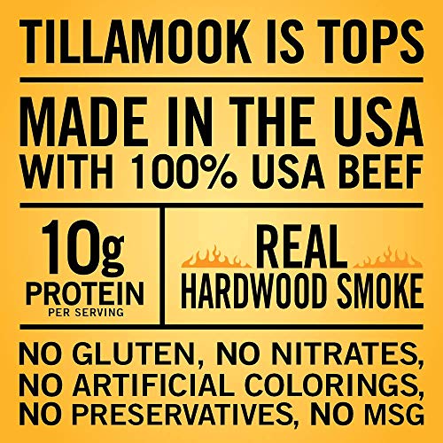 Tillamook Beef Jerky Best Seller 4 Pack (Old Fashioned, Teriyaki), 10 Oz - Thumbnail 6