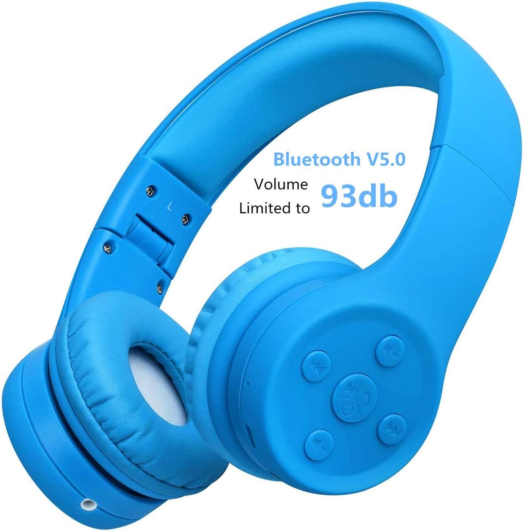 YUSONIC Kids Wireless Headphones, kid Headphone bluetooth, foldable with Built-in Mic