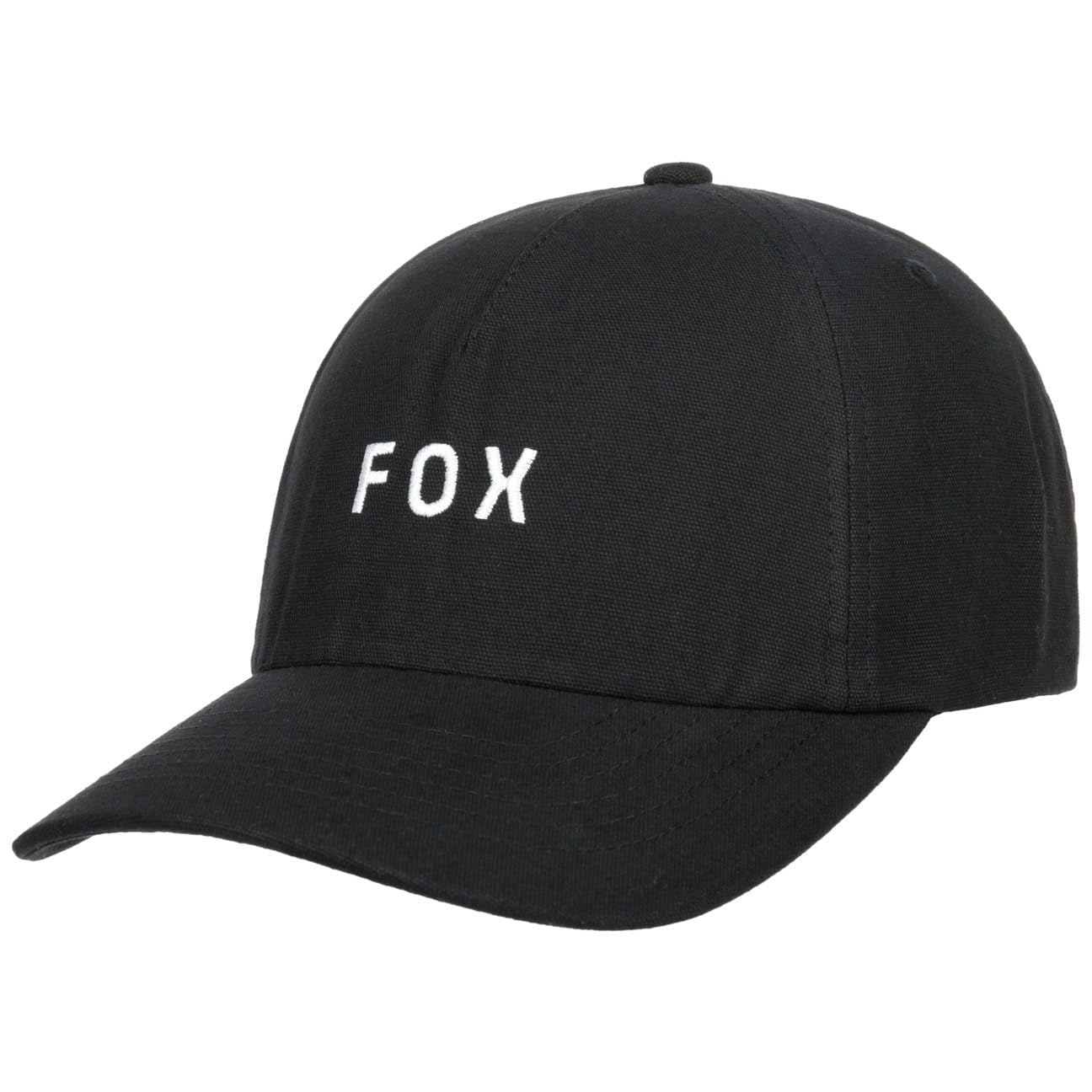 Fox Racing Wordmark Adjustable Hat, Windbreaker, Men's, Black, One Size