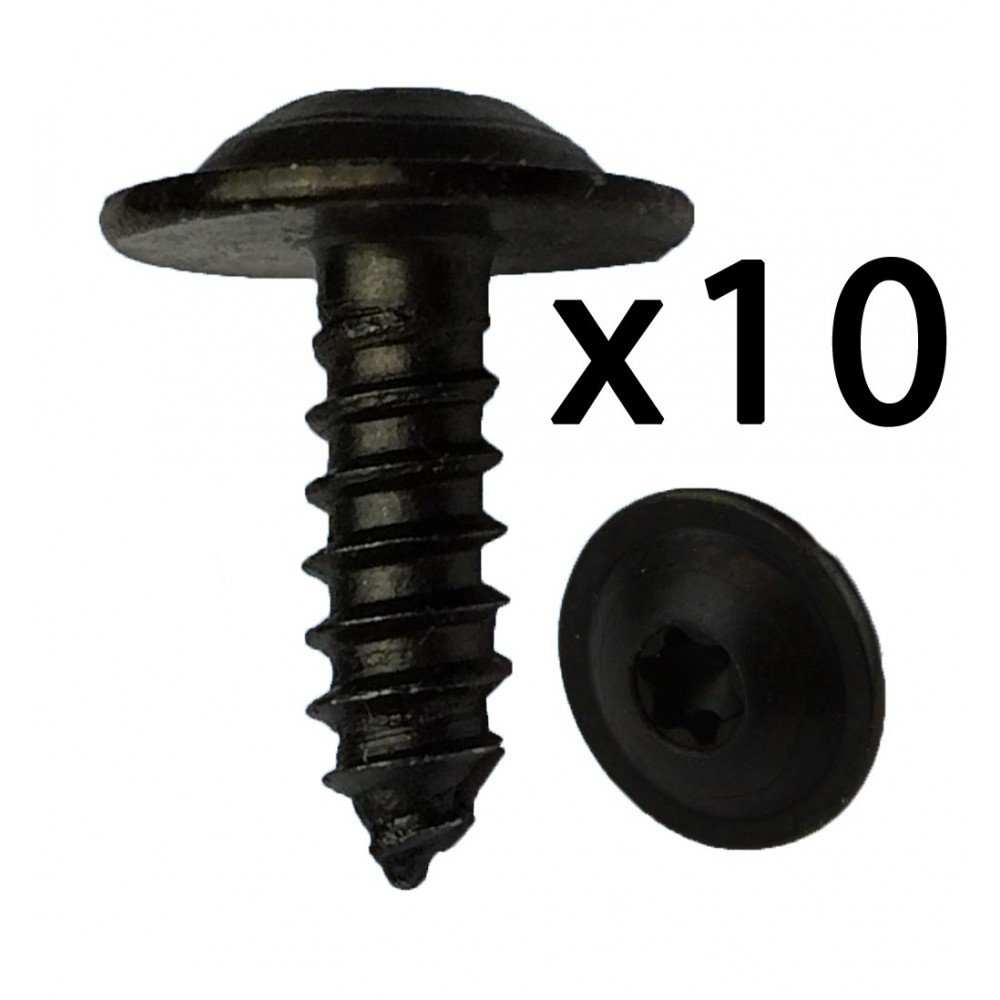 Universal Car Screws Kit For Hood, Doors, Bumper & Body Panels - 10-Pack