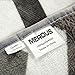 MEROUS Flannel Fleece Blankets 330GSM Microfiber Lightweight All Season Blankets for Bed,Couch and Sofa-Soft,Warm,Easy Care (Gray,King 108 by 90 Inch)