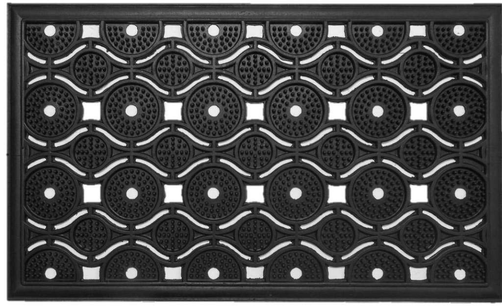 Ilias Trade Rug, Rubber, Black, One Size