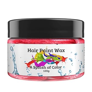 Amazon Com Hair Paint Wax A Splash Of Color Red 120 Gram