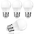 ProCrus E26 Small LED Light Bulbs,LED Bulb Light 5 Watt 35W Equivalent, 3000K Warm White Bulb for Ceiling Droplight,House Lighting, 120V, Not Dimmable,4 Pack