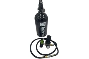 CLOVAIR Clover Airsoft-HPA Player Package! Airsoft HPA Player Kit with Low Pressure Tank, Regulator and Hose, Compatible with All Major HPA Engines