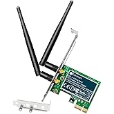 FebSmart Wireless N Dual Band 600Mbps (2.4GHz 300Mbps or 5GHz 300Mbps) PCIE WiFi Adapter for Windows 11, 10, 8.x, 7, XP (32/6