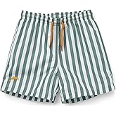 LDIOIF Boys Swim Trunks Quick Dry Beachwear Sport Swim Shorts Toddler Boy Swimwear Striped Bathing Suit Board Short 0-9 Year