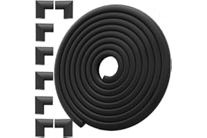 DEKUKAR Furniture Edge Corner Protector Baby Proofing(Large 15ft Edge 8 Adhesive Corner Protector), Heavy-Duty Soft NBR Foam Fireplace Tables Safety Bumper Protection Guards(Pre-Taped, Easy Installation)