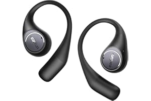 EarFun OpenJump Open Ear Headphones, Wireless Earbuds with Ergonomic Earhook, Hi-Res Sound, LDAC, 4 Mics ENC Call, 42Hs Playt