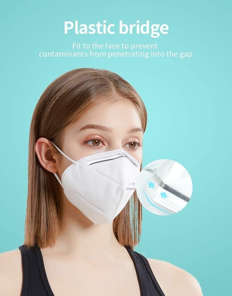 [10 Pack] Reusable Facial Protection Filtration>95%, Anti-fog, Dust-proof Adjustable Headgear Full Face Protection Masks with FDA (10pcs)