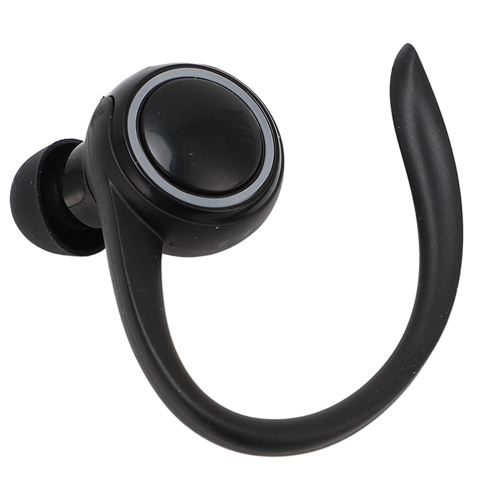 Sxhlseller Wireless Ear Hook Earphone, Over Ear Bluetooth Headphone with Mic for IOS for Android, Ergonomic Ear Hook Earbud Noise Cancelling for Sports Driving Business
