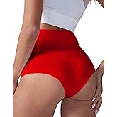 BZB Women's High Waist Yoga Shorts Gym Workout Booty Dance Hot Pants Athletic Butt Lifting Sports Leggings