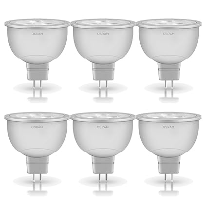6 x Osram LED Star MR16 Reflektor 3,5W = 20W GU5,3 kaltweiß 4000K