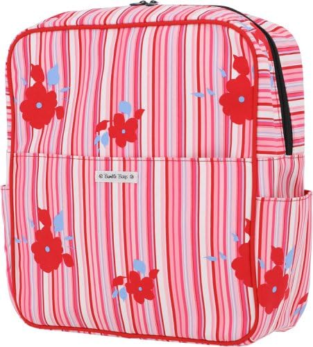 Bumble Bags Madeline Hanging Stroller Backpack Rosey Stripe