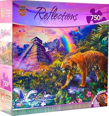 MasterPieces Reflections Foil Collection Clandestine Forest Jigsaw Puzzle, 750-Piece