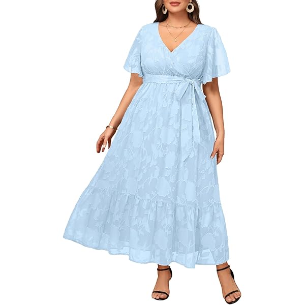 Angie Women's Printed Twist Front Keyhole Maxi Dress at Amazon Women's  Clothing store