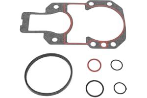 aqxreight Marine Outdrive Gasket Set 182619 Replacement for Mercruiser I R MR Alpha One Gen II with Seawater Corrosion Rubber