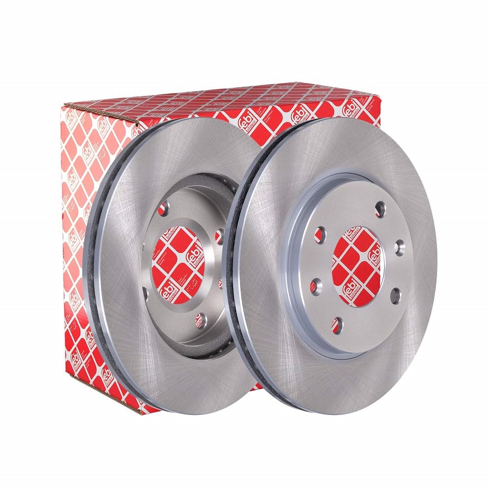 febi bilstein 10316 Brake Disc Set (2 Brake Disc) front, internally ventilated, No. of Holes 4
