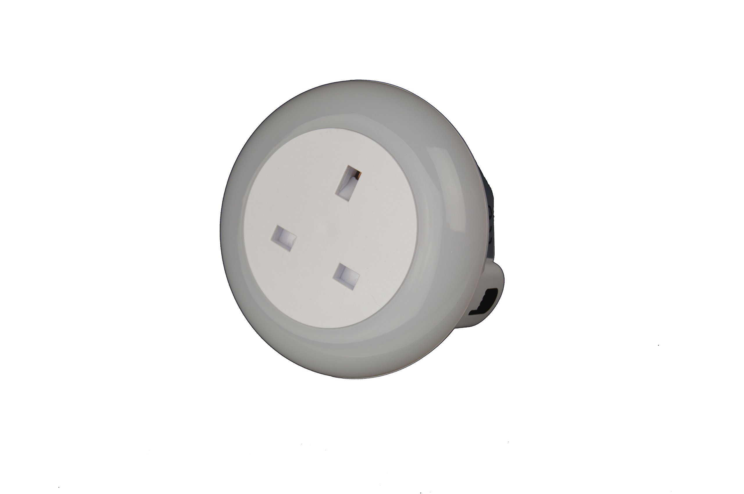 Lifemax Plastic Plug-Through Night Light,White