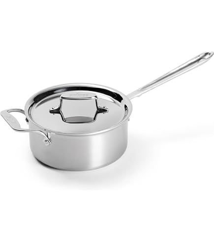 Amazon.com: All-Clad Copper Core 5-Ply Stainless Steel Sauce Pan 4
