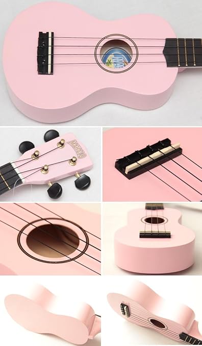 Amazon Mahalo マハロ Uk 1 Pink ピンク カラーウクレレ かわいい同色のケース付 ウクレレ 楽器