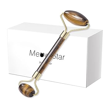 Jade Roller, masażer do twarzy, naturalny masażer do twarzy ...