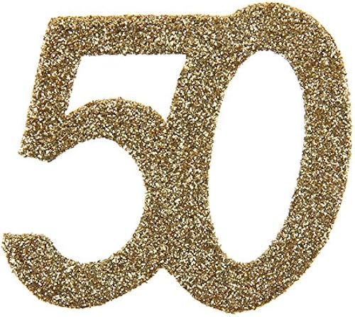 Download SANTEX 4604-50, Sachet de 6 confettis 6x5cm anniversaire, Or pailleté 50 ans PDF