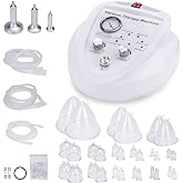 Vacuum Therapy Cupping Machine with 30 Cups and 3 Metal Gua Sha Handles for Salon SPA, Body, Back, Face Massage Care