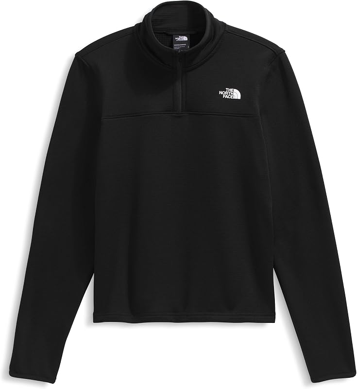 Chaqueta Forro Polar Cedar Trail Grid 1/4 Zip Mujer,Black,L — foto 6 de 7