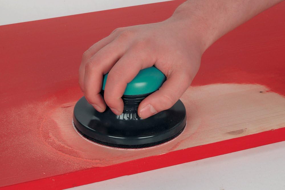 wolfcraft Surface Sander I 5894000 I with Velcro Cloth for Quick Sanding Paper Change I diameter 125 mm I for Fast Sanding - Image 3